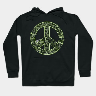 The Technological Peace Piece Design Hoodie